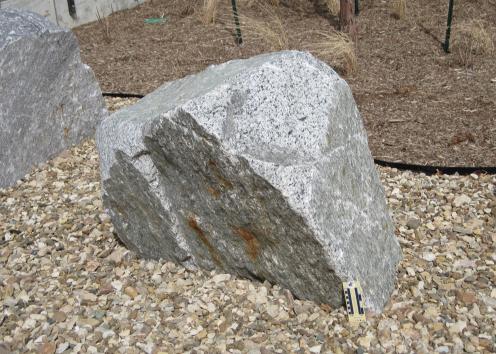 boulder 5 is deformed granite and is located on the east side of the courtyard.